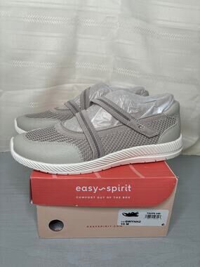 Easy Spirit Gwynn Knit Mary Jane Walking Sneakers Taupe Size 10M